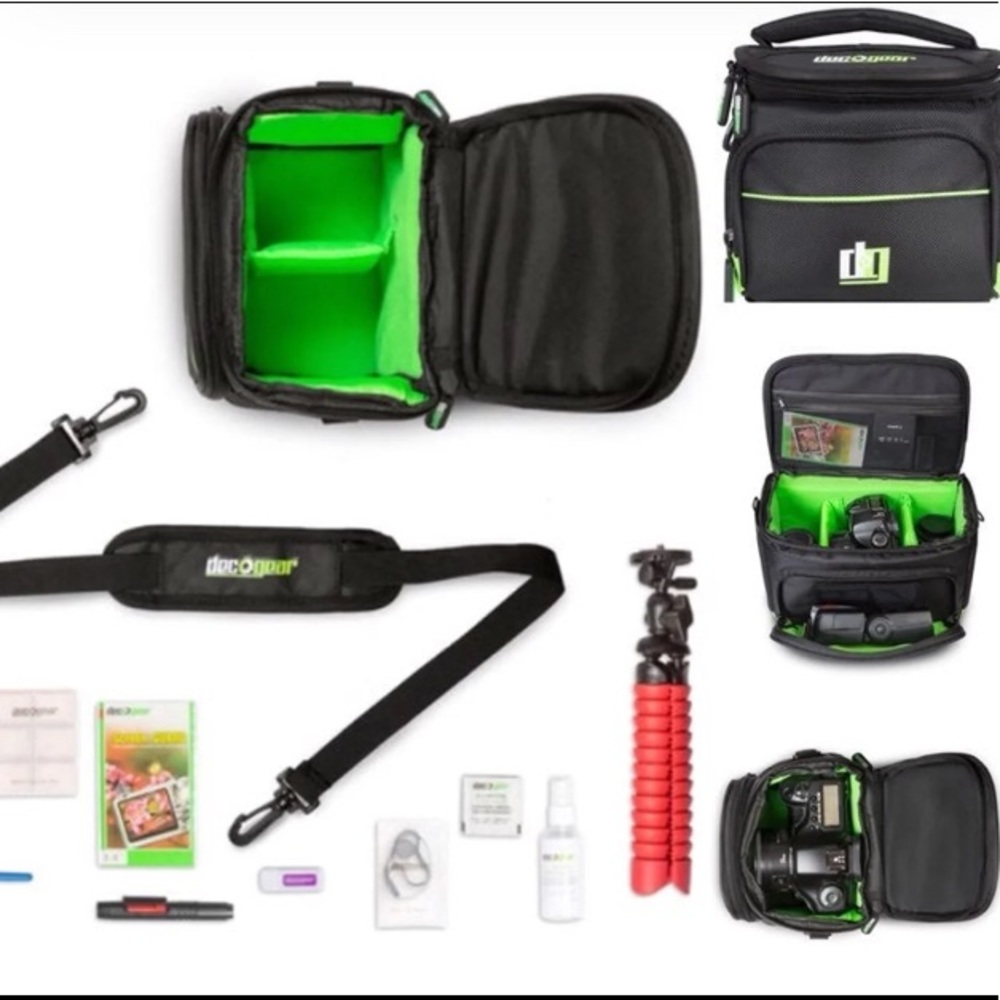 NEW CAMERA BAG AND ACCESSORY KIT TRIPOD